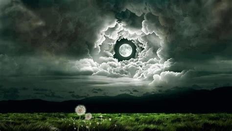 Mystical Moon Beautiful Scenery Pinterest