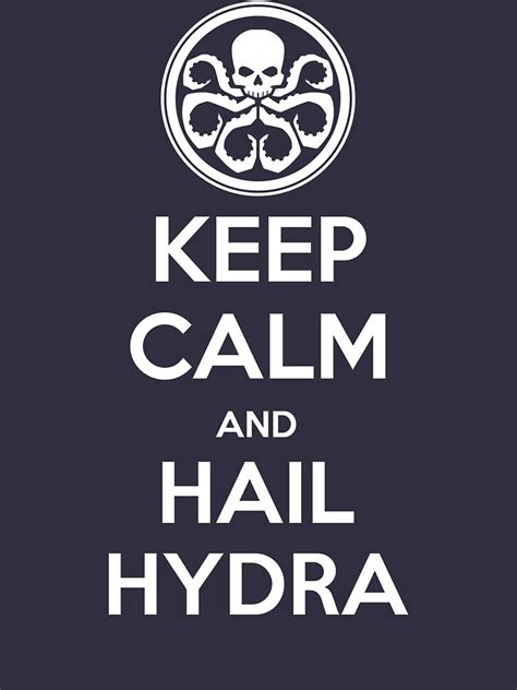 Keep Calm And Hail Hydra T Shirt By Golubaja Redbubble