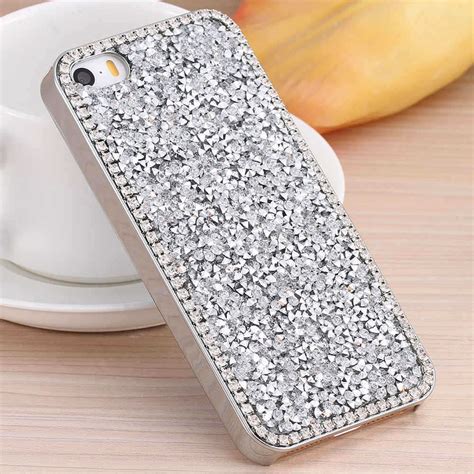 glitter bling crystal diamond hard back case cover for apple iphone 6s iphone 6s plus iphone se