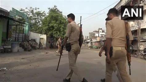 ANI UP Uttarakhand On Twitter Uttar Pradesh Police Deployment