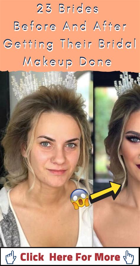 23 Brides Before And After Getting Their Bridal Makeup Done Bridal