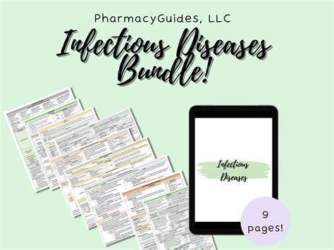 Infectious Diseases Pharmacy Bundle 2023 Naplex Pharmacy School Study