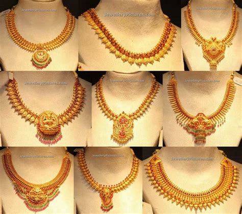 9 Simple Gold Necklace Designs Jewellery Designs