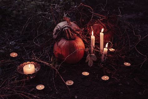 Filepumpkins With Candles Unsplash Wikimedia Commons