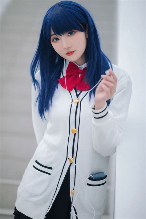 VIP高清 Cosplay 沉默的学姐 A站美图 白露为霜