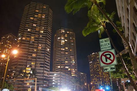 Downtown Honolulu At Night By Robby Robert On Deviantart
