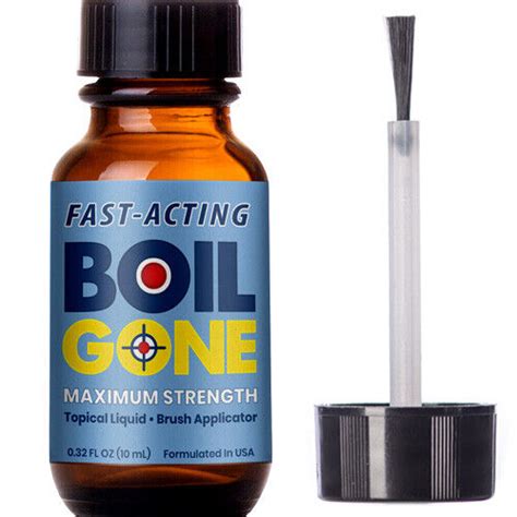 Boils Skin Treatment And Brush Applicator Compare Boilx Ease Boil Remedy