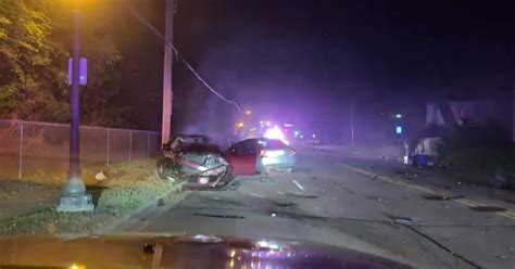 Teen Flees Officers At 120 Mph Crashes Into Two Cars Cbs Minnesota