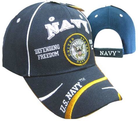 Us Navy Cap Blue Hat Embroidered Adjustable Us Naval Seabees Men Ebay