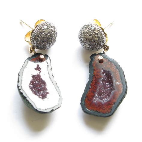 Natural Gemstone Dangle Earrings Women S Designer Jewelry Ebay