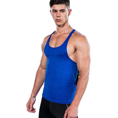 Men Sports Tank Tops Gym Exercise Running Vest Fitness Mens T Shirts Sleeveless Sportswear