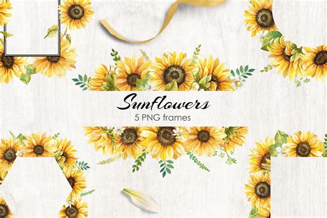 Sunflower Garland Svg Free Layered Svg Files