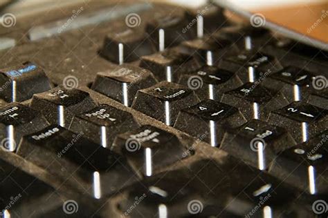 Dusty Keyboard Stock Image Image Of Keyboard Dirty 12902315