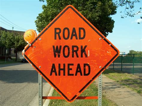 Road Work Ahead 2 Free Photo Download Freeimages