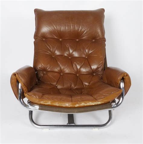Fried egg is also available in an. Leather & Chrome Lounge Chair & Ottoman SOLD 18 at City ...