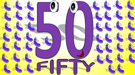 Numbers From 1 To 50 In English For Children Numeros Del 1 Al 50 En