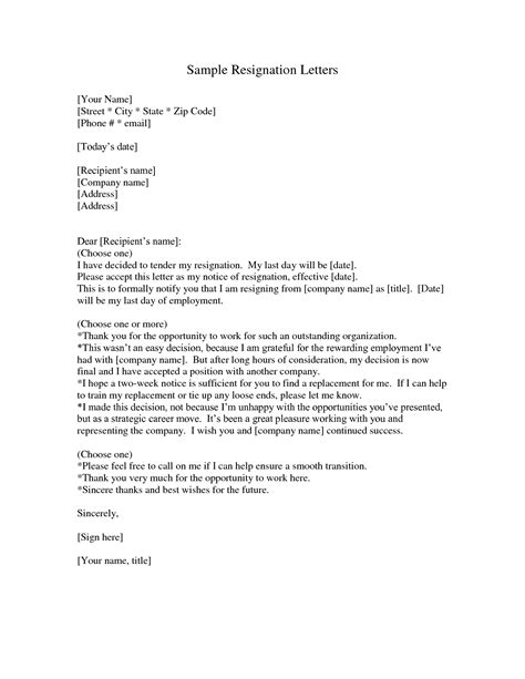 Valid Resignation Letter Sample Doc For You Letterbuiscom Writing A