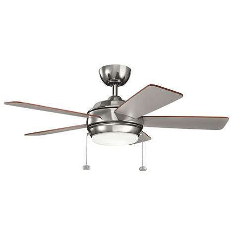 It's offered in four finish combinations to suite virtually any decor. Kichler Starkk Polished Nickel 42 Inch LED Ceiling Fan ...