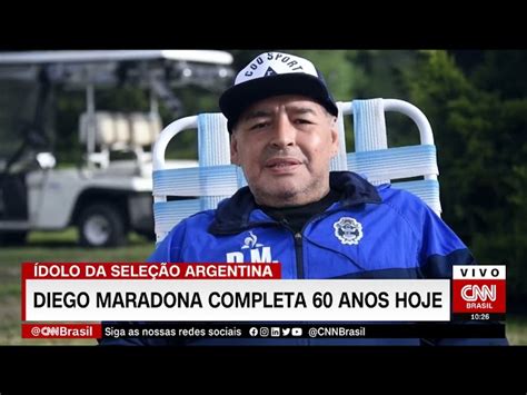 Ídolo Da Seleção Argentina Diego Maradona Completa 60 Anos Cnn Brasil