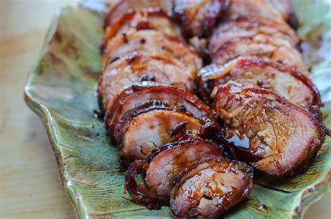Cook the pork tenderloin in foil in the oven for 20 to 30 minutes, or until the pork has reached an internal temperature of 145 f, as recommended by. Bacon-Wrapped Pork Tenderloin - VeryVera