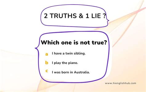 201 Best Two Truths And A Lie Ideas Free Worksheet And Instructions