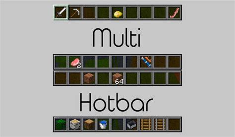 Multi Hotbar Mod Para Minecraft 112 1121 Y 1122 Minecrafteo