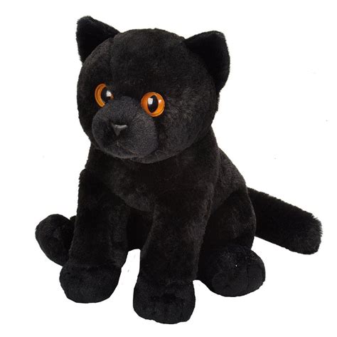 Black Cat Petshop 12 Inch Stuffed Animal By Wild Republic 19431