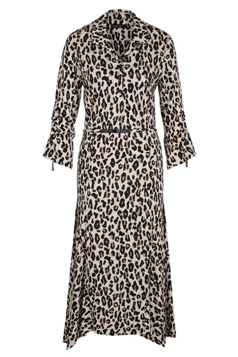 Marc Cain Midi Dress With Leopard Print At Sue Parkinson
