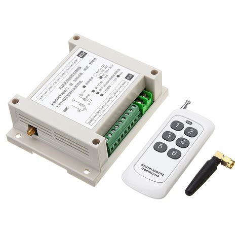 New 433mhz Ac 220 6 Channel Wireless Remote Control Switch Learning