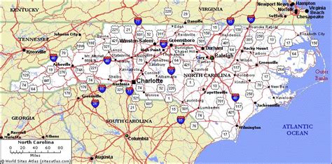 Map Of North Carolina