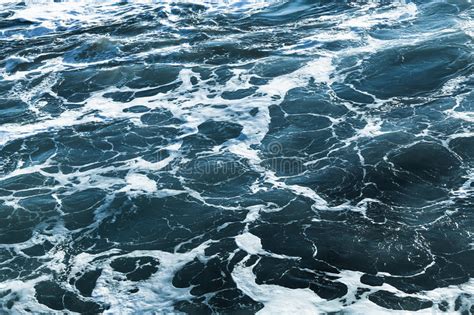 Deep Blue Stormy Sea Water Surface Stock Image Image Of Ripple Water
