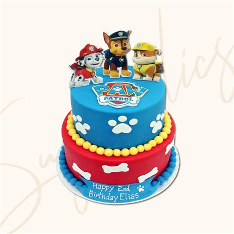 Paw Patrol Theme Birthday Cake 2 Tier Artofit