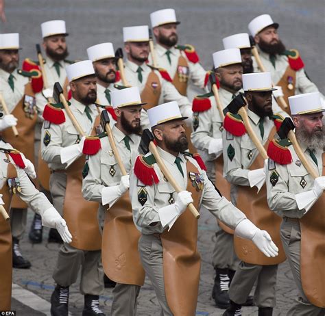 French Troops March In First World War Uniforms As Paris Celebrates