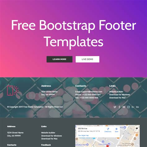 Free Bootstrap Template 2021