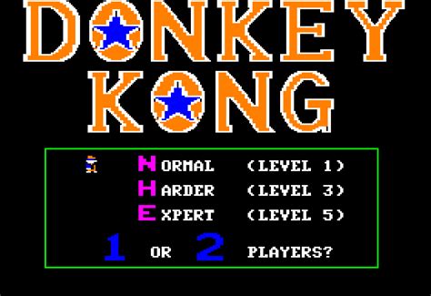 Screenshot Of Donkey Kong Apple Ii 1981 Mobygames