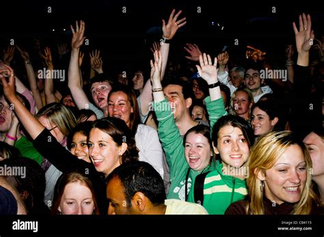 Crowds At Outdoor Concerts Stock Photo Alamy