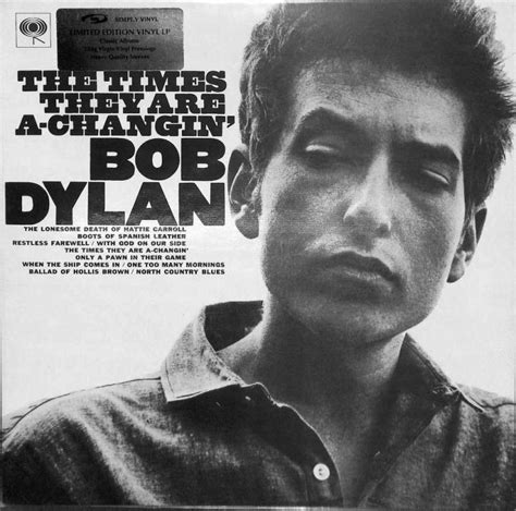 Bob Dylantimes They Are A Changing 180 レコード通販・買取のサウンドファインダー