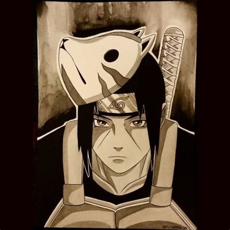 Painted One More Anbu Itachi Dynamic Tattoo Ink On