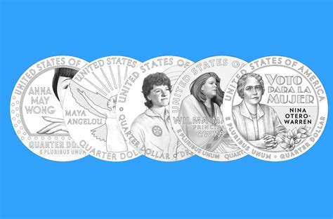 Us Mint Announces Designs For 2022 American Women Quarters Program