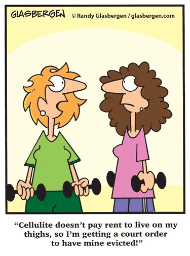 Womens Fitness Cartoons Randy Glasbergen Glasbergen Cartoon Service
