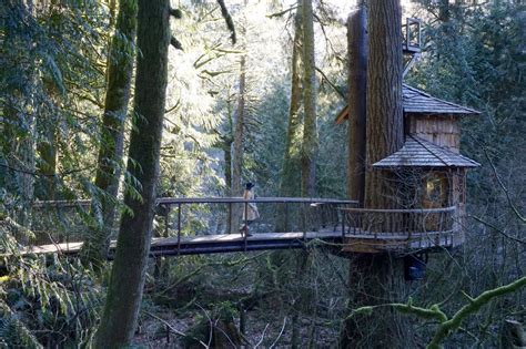 Fairy Tale Treehouses -Treehouse Point, Washington (My Feet Will Lead Me)