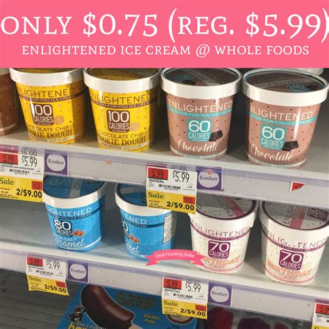 Select your favorite food flavours for ice cream from a variety of trusted suppliers at low prices. Only $0.75 (Regular $5.99) Enlightened Ice Cream @ Whole ...