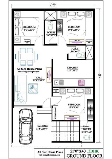 1300 Square Feet Apartment Floor Plans India