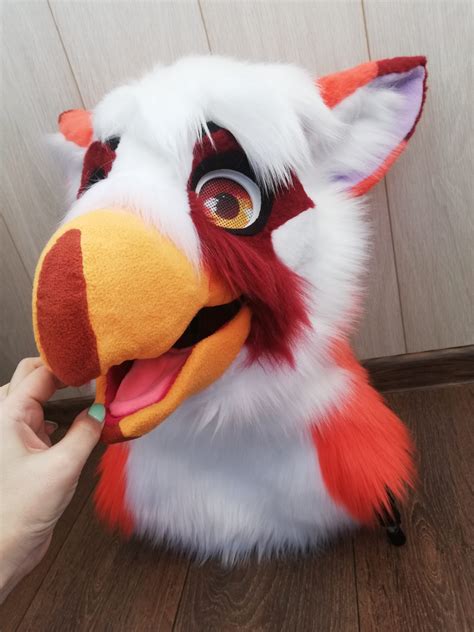 Gryphon Head New Fursuit Angel Tigress Fursuit Studio