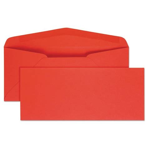 Colored Envelope Traditional 10 Red 25pack Business Envelopes