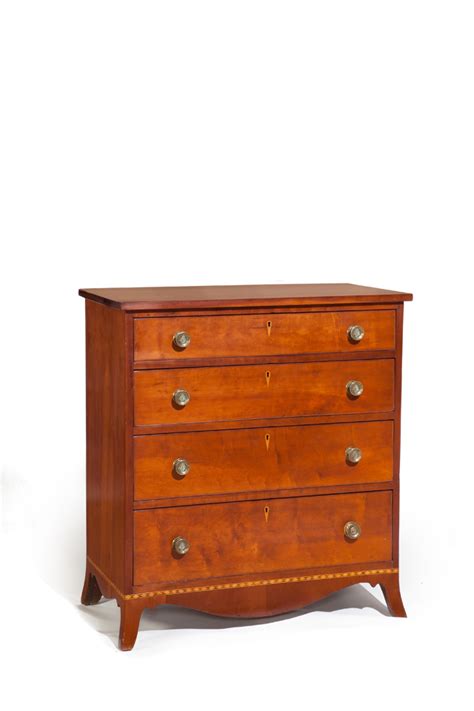 Cherry Chest With Diamond Inlay Sold Christopher H Jones Antiques
