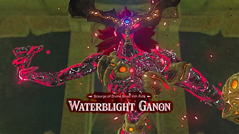 Waterblight Ganon First Boss Fight Legend Of Zelda Breath Of The