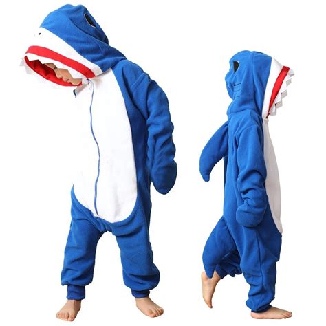 Shark Onesie Pajamas For Boys And Girls Quality Animal Costume For Sale