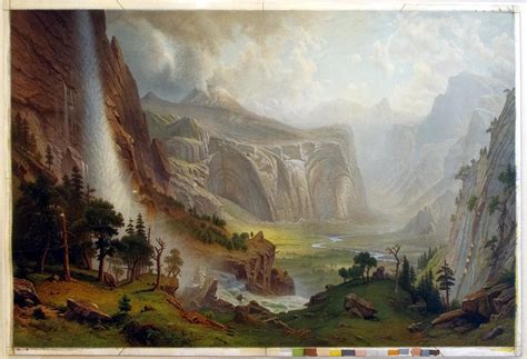 Albert Bierstadts Domes Of Yosemite