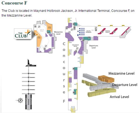 Atlanta Airport Southwest Terminal Map